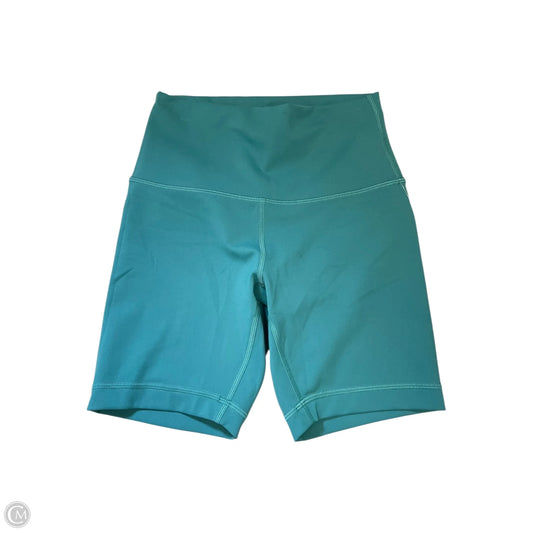 Athletic Shorts By Lululemon In Green, Size: S