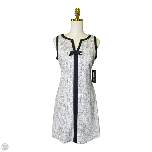 Dress Designer By Karl Lagerfeld In Black & White, Size: 2