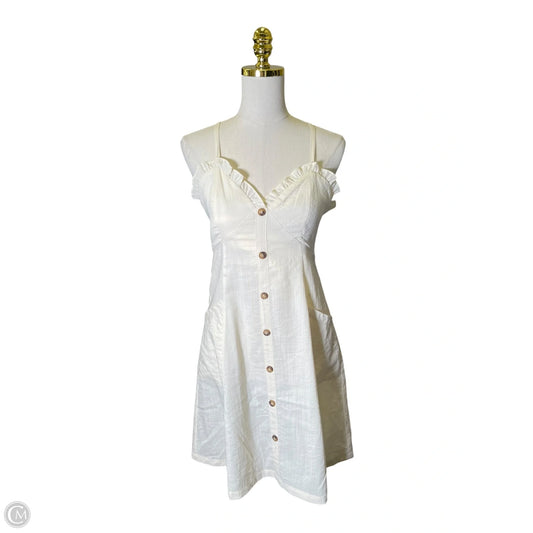 Dress Casual Midi By Doe & Rae In Cream, Size: S