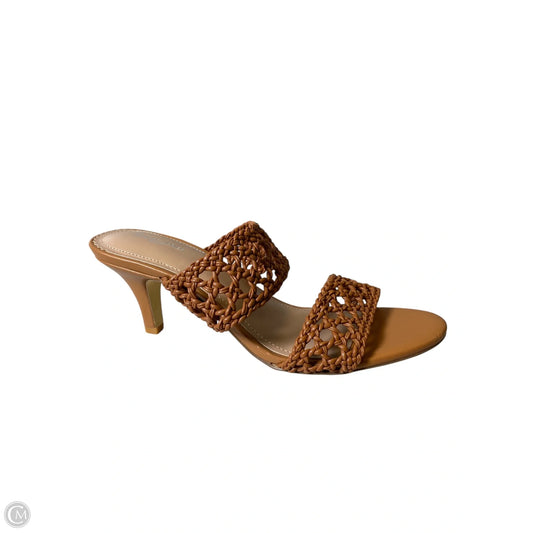 Shoes Heels Kitten By Draper James Rsvp In Brown, Size: 8