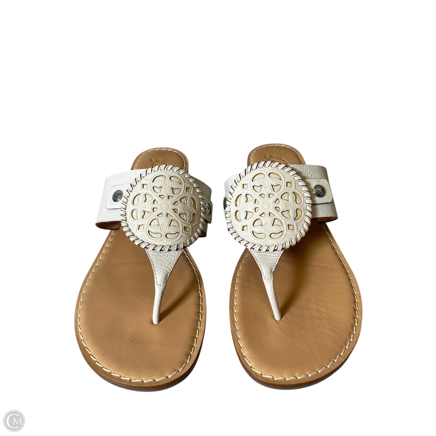 Sandals Flats By Brighton In White, Size: 8