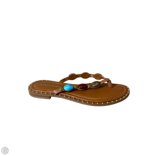 Sandals Flats By Marc Fisher In Multi-colored, Size: 8