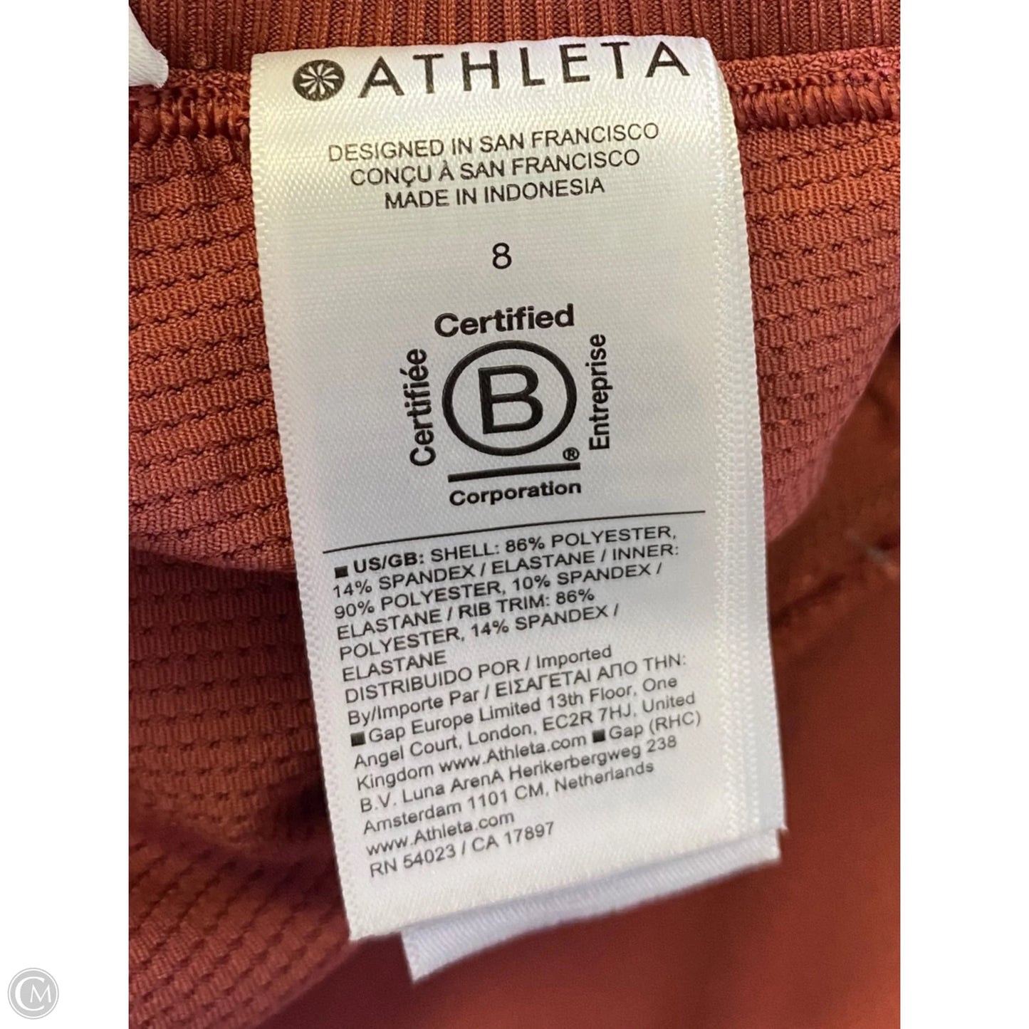 Athletic Skort By Athleta In Pink, Size: 8