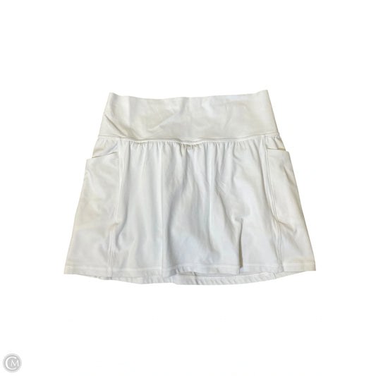 Athletic Skort By Athleta In White, Size: M