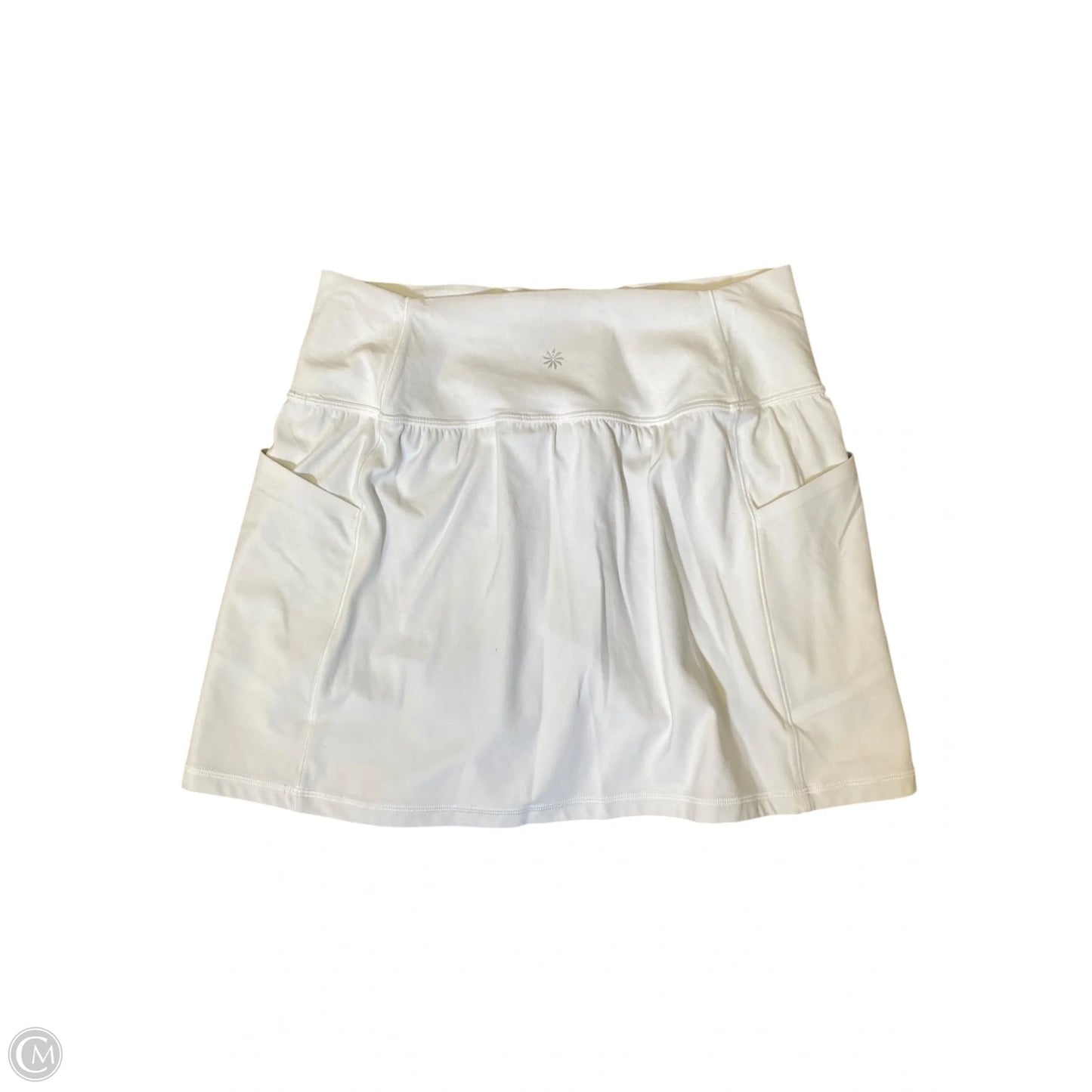 Athletic Skort By Athleta In White, Size: M