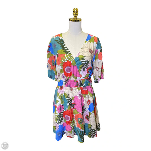 Dress Casual Midi By On 34th In Floral Print, Size: L