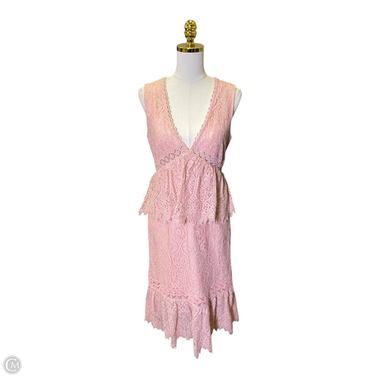 Dress Casual Maxi By Clothes Mentor In Pink, Size: M
