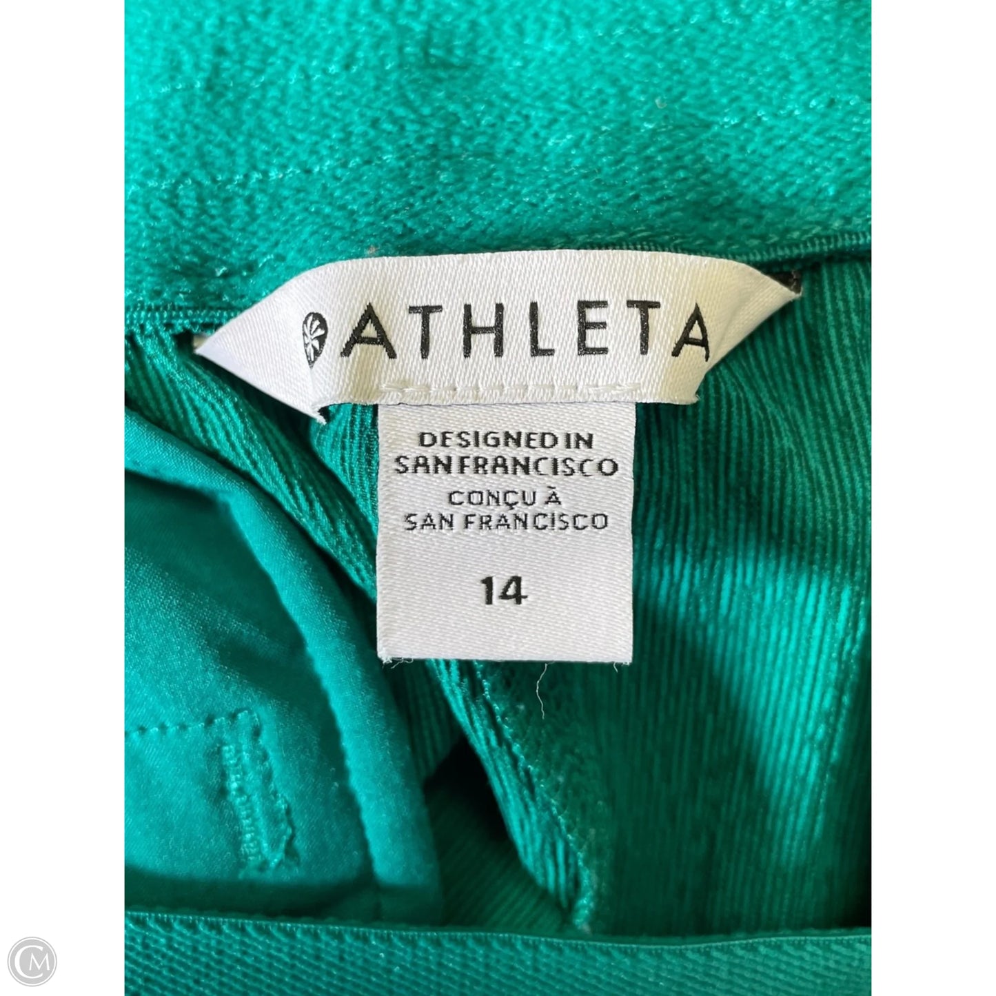 Athletic Pants By Athleta In Green, Size: 14