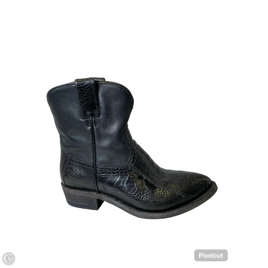 Boots Western Designer By Frye In Black, Size: 6.5
