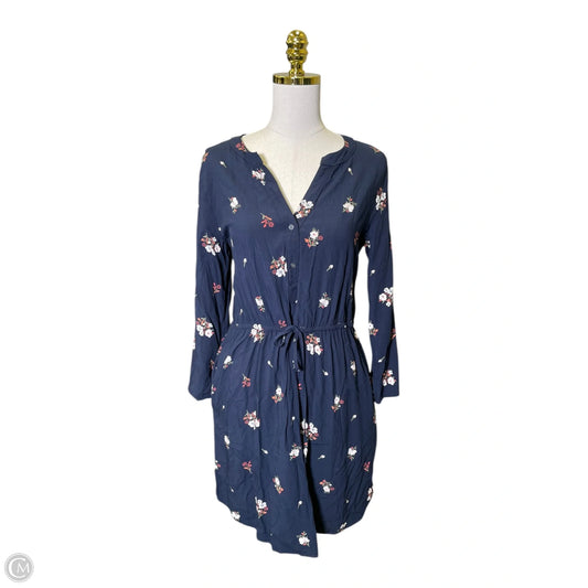 Dress Casual Midi By Loft In Multi-colored, Size: M