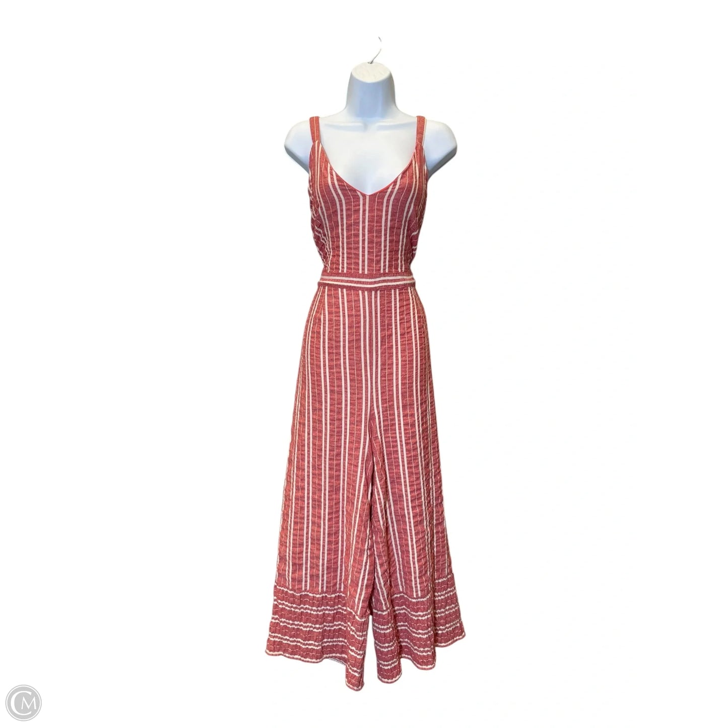 Jumpsuit By Anthropologie In Striped Pattern, Size: L