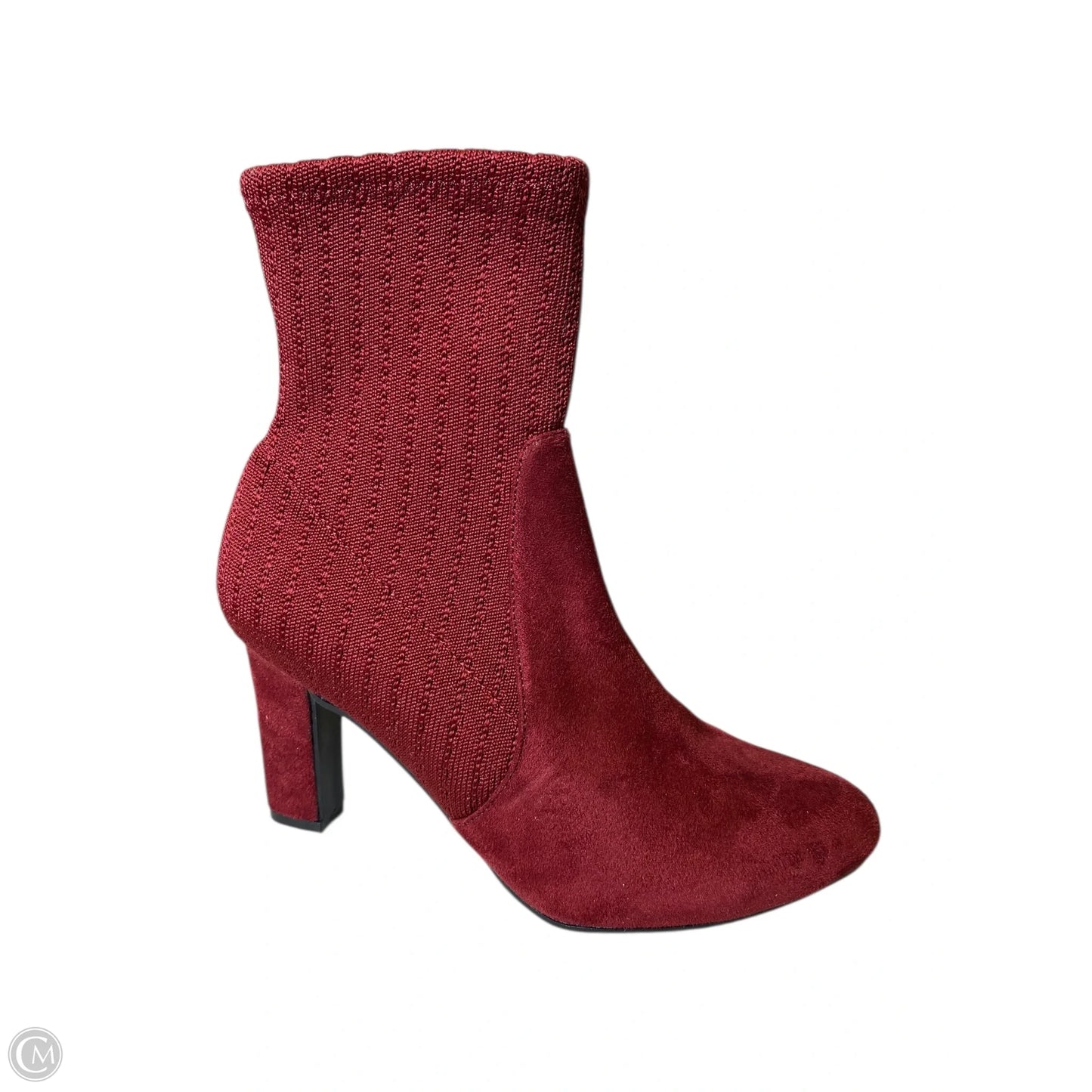 Boots Ankle Heels By Impo In Red, Size: 5.5