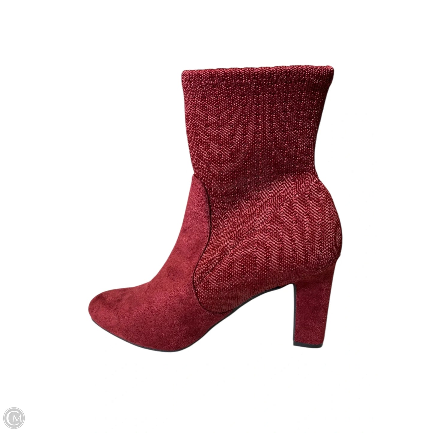 Boots Ankle Heels By Impo In Red, Size: 5.5
