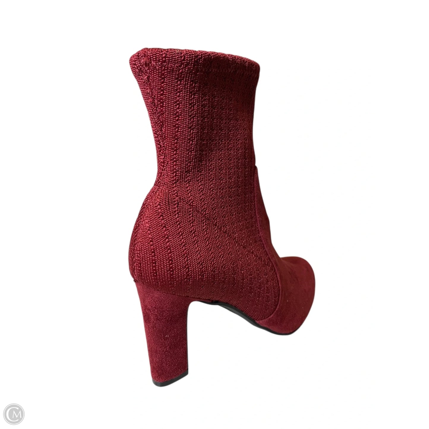 Boots Ankle Heels By Impo In Red, Size: 5.5