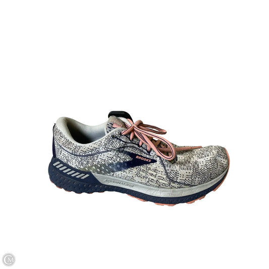 Shoes Athletic By Brooks In Blue & Grey, Size: 9.5