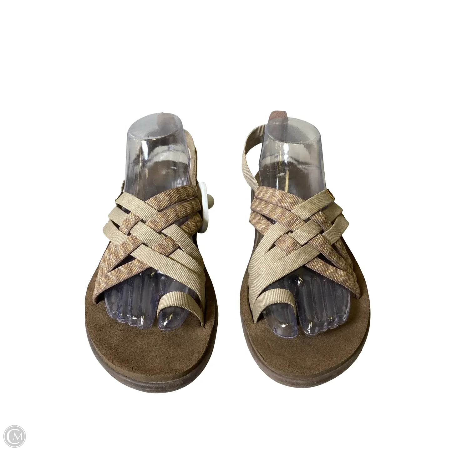 Sandals Flats By Teva In Tan, Size: 9