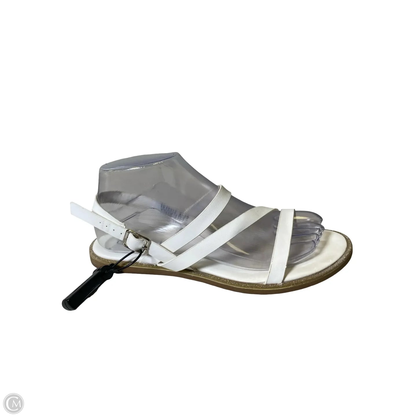 Sandals Flats By Spring Step In White, Size: 7.5