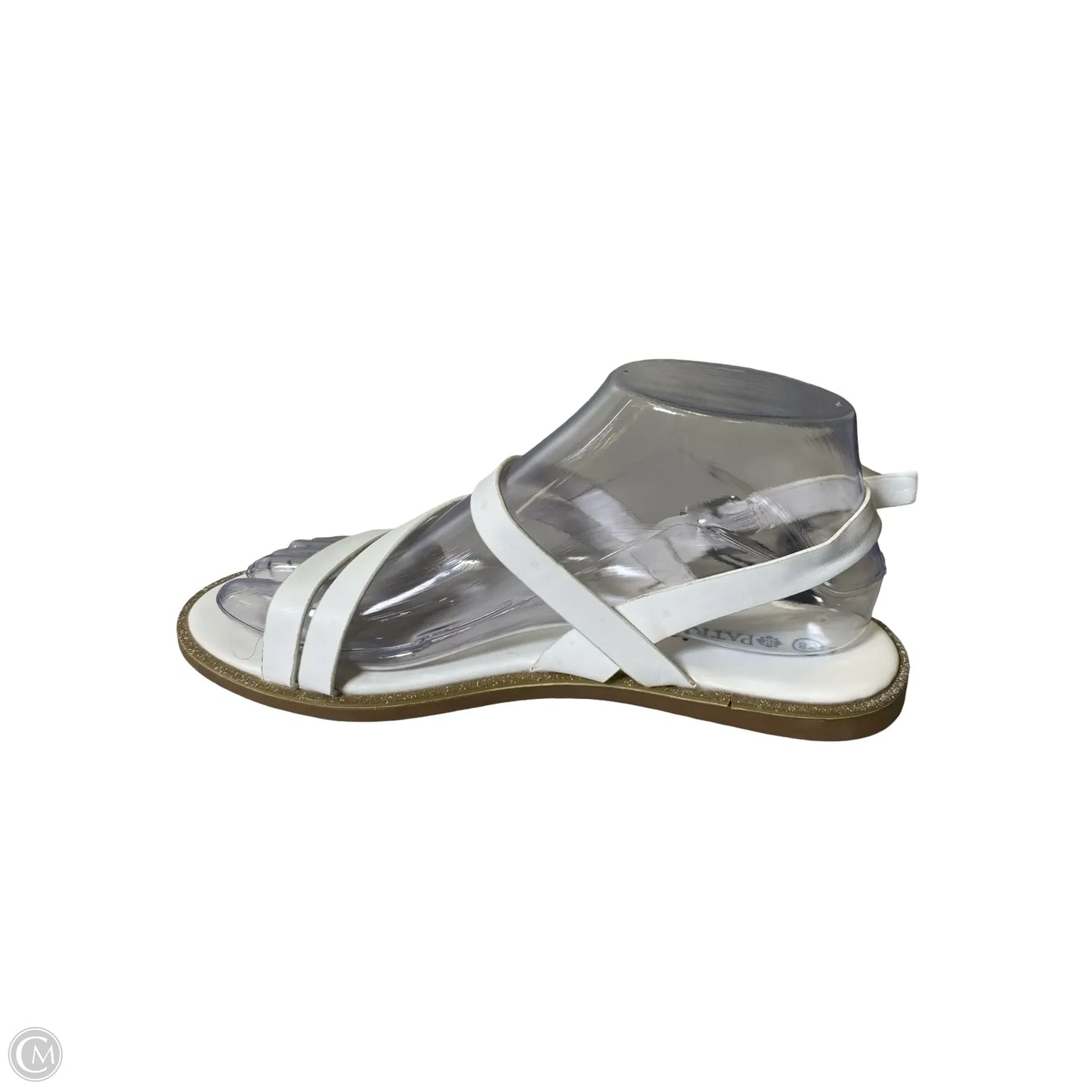 Sandals Flats By Spring Step In White, Size: 7.5
