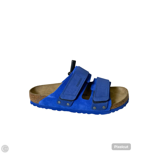 Sandals Flats By Birkenstock In Blue, Size: 9
