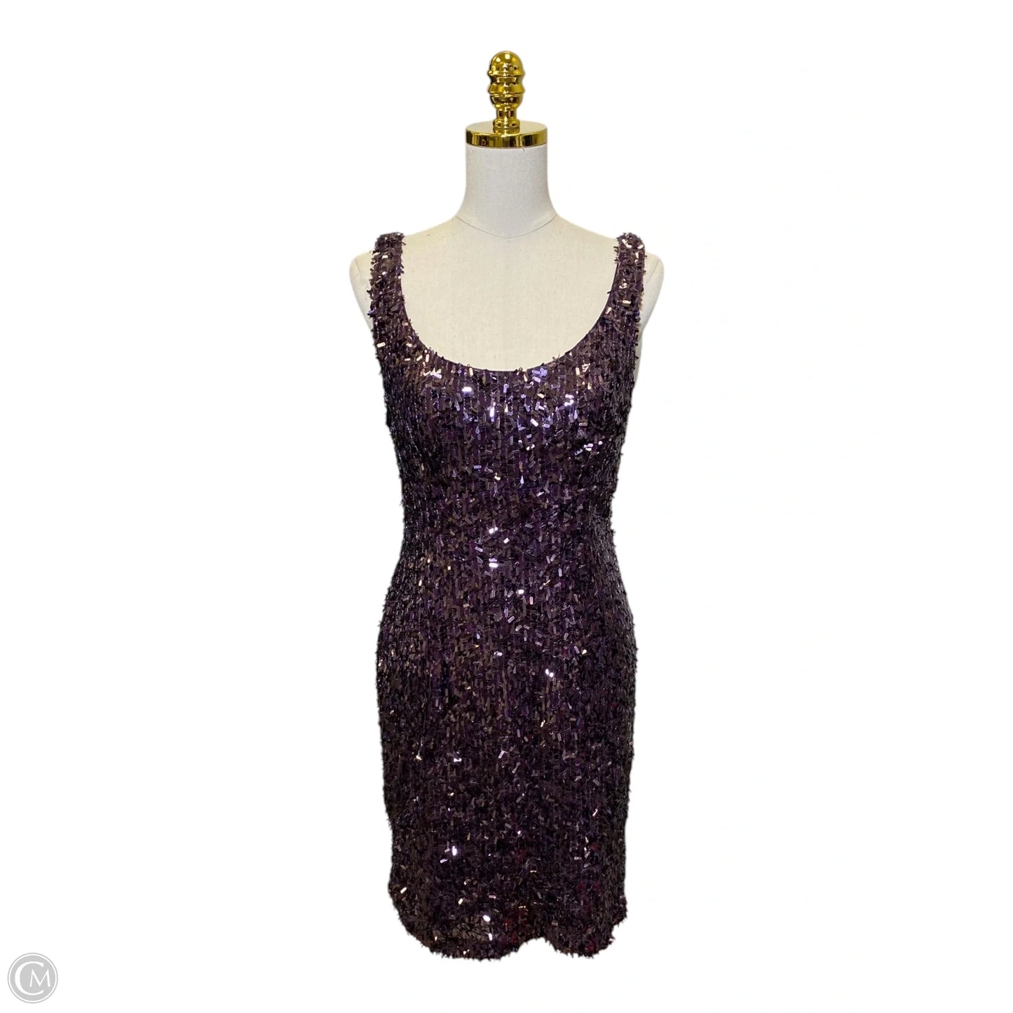 Dress Party Midi By Suzi Chin In Purple, Size: L