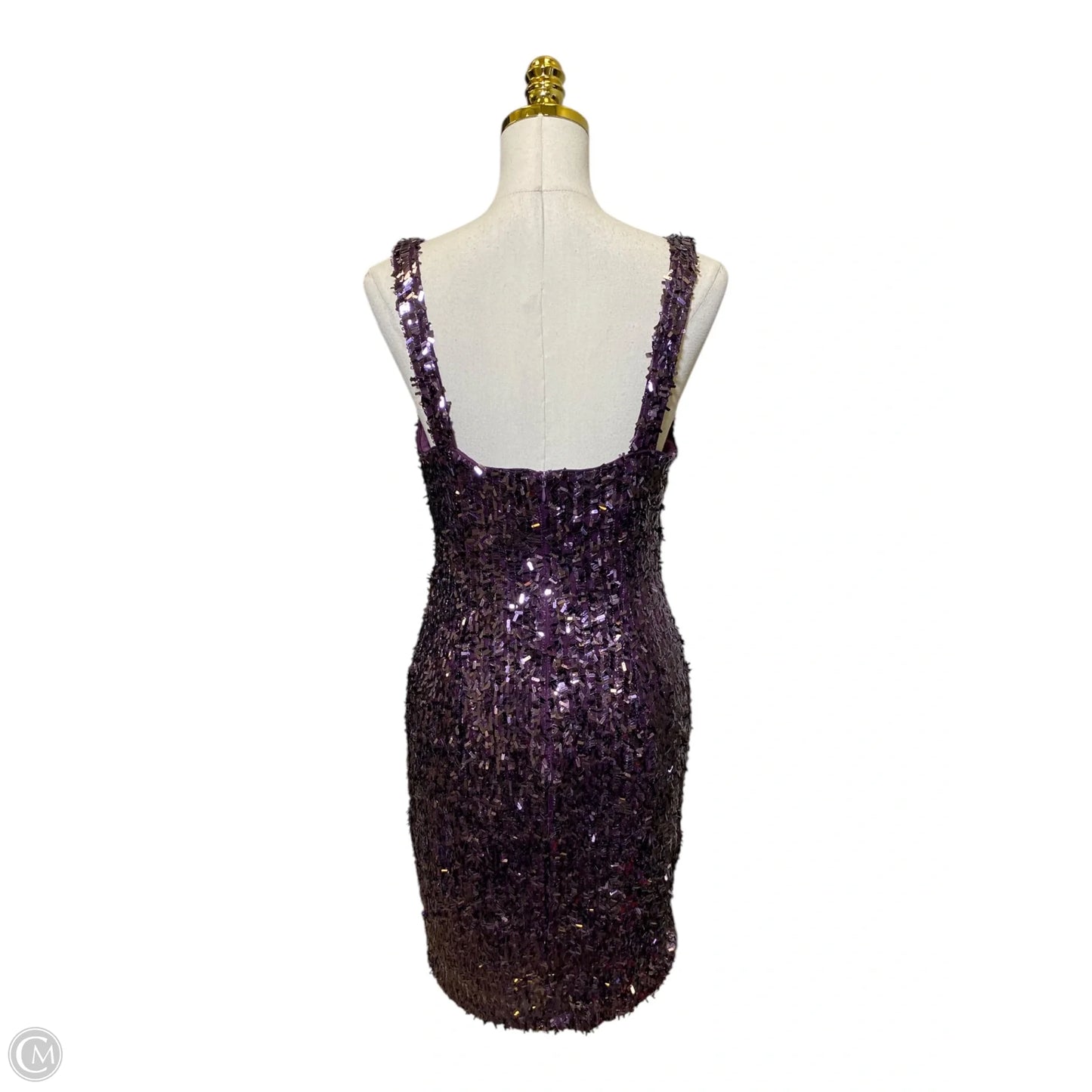 Dress Party Midi By Suzi Chin In Purple, Size: L