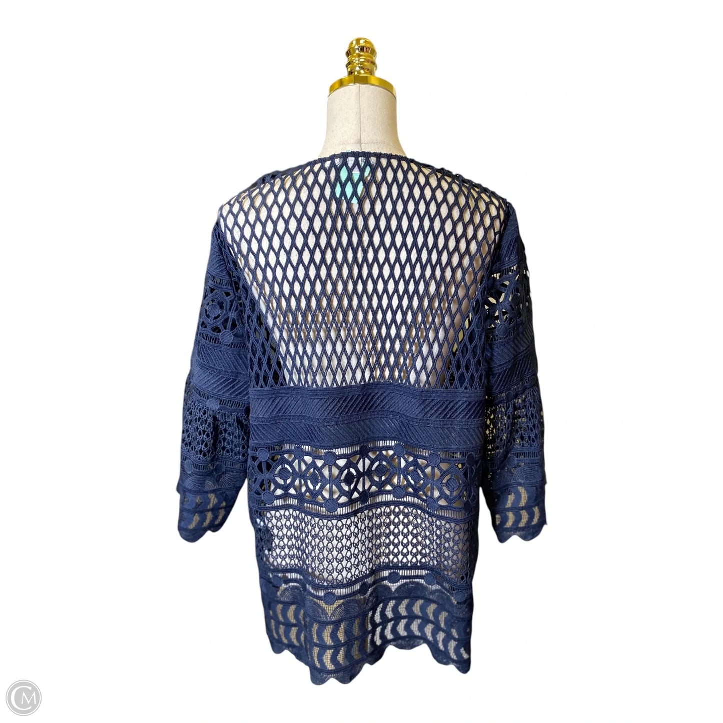 Cardigan By Chicos In Blue, Size: L