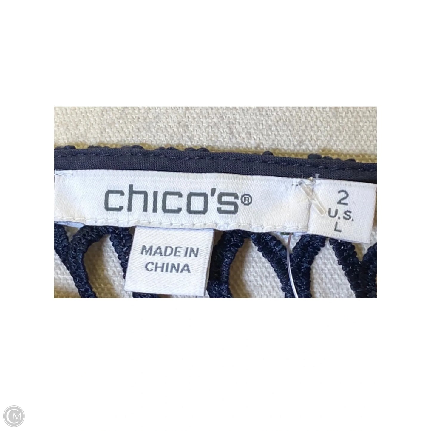 Cardigan By Chicos In Blue, Size: L