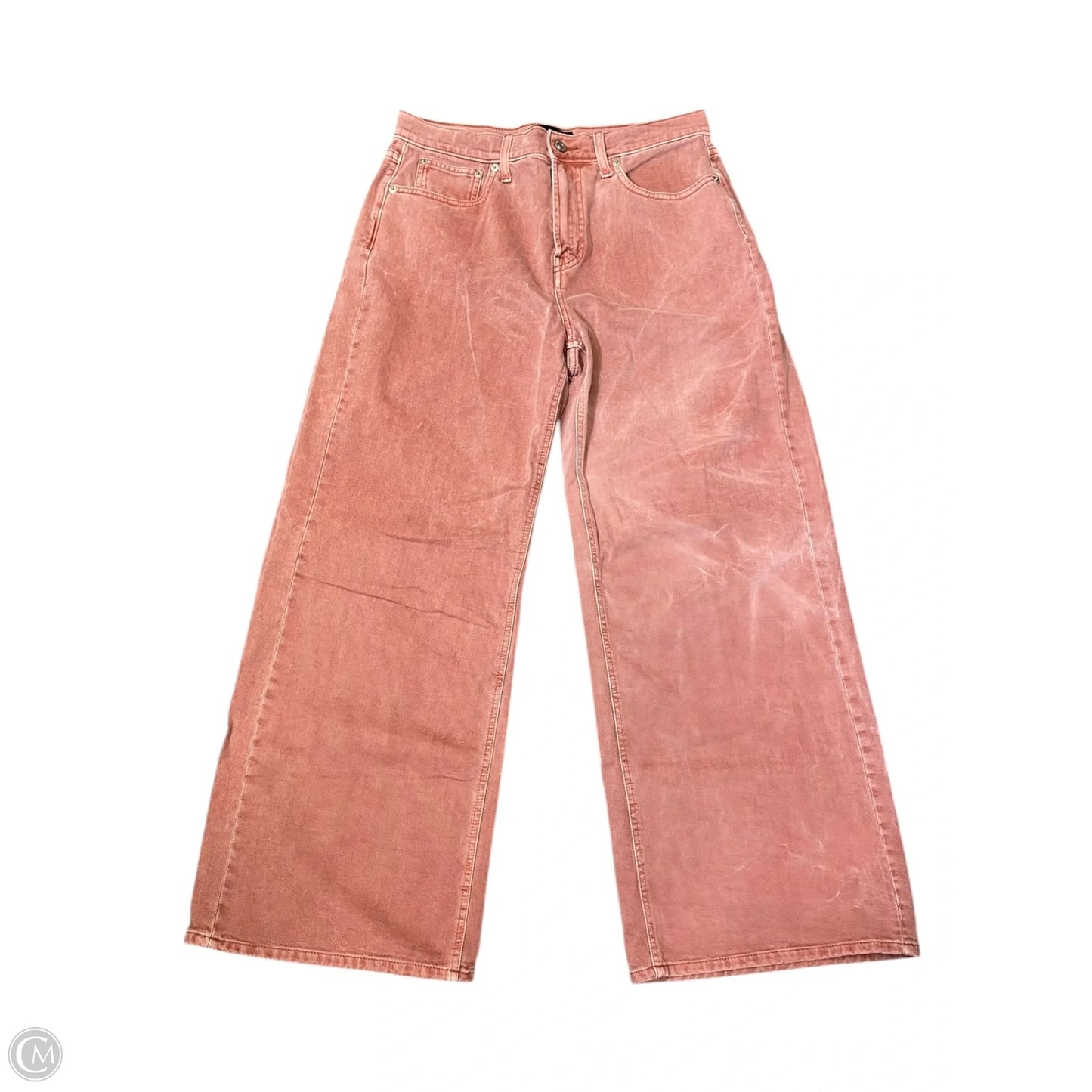 Jeans Wide Leg By Gap In Pink, Size: 8