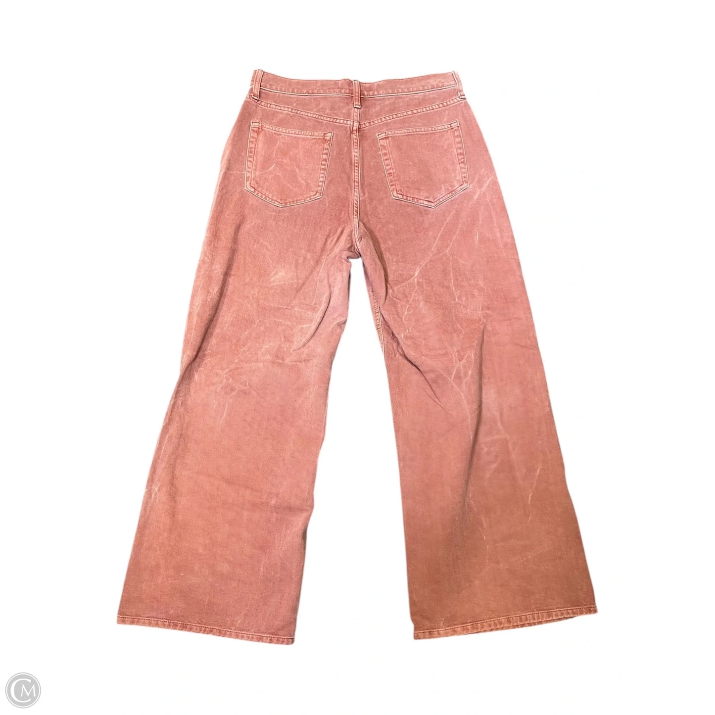 Jeans Wide Leg By Gap In Pink, Size: 8