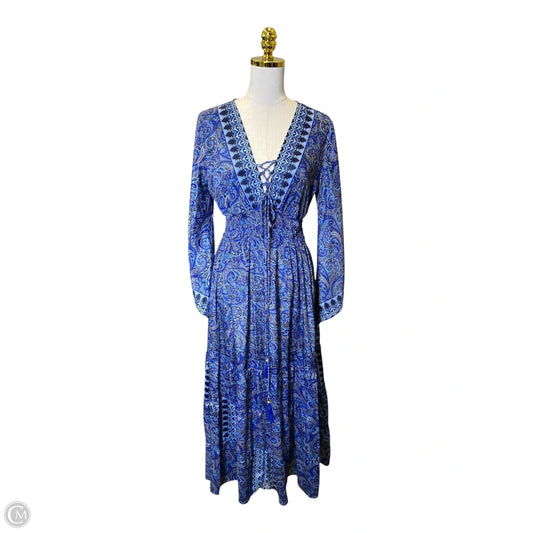 Dress Casual Maxi By Clothes Mentor In Multi-colored, Size: S