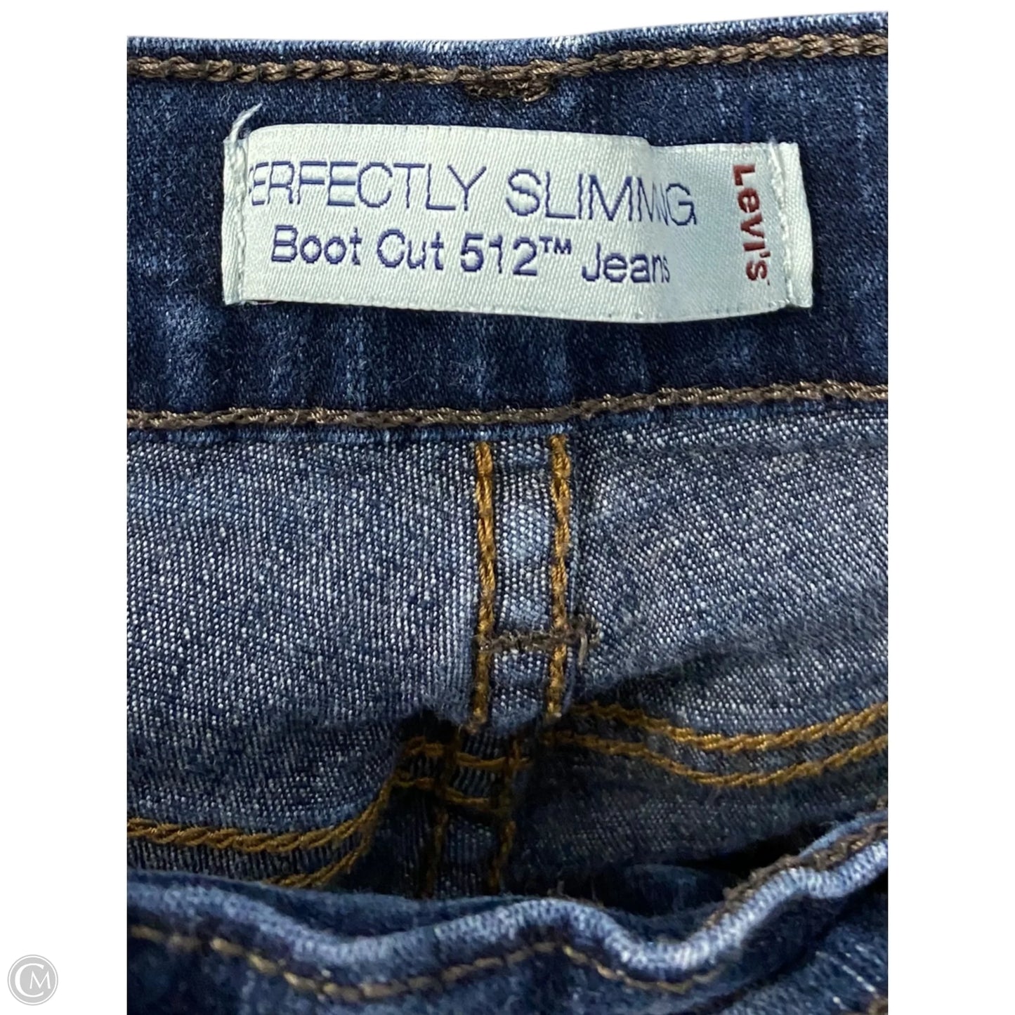 Jeans Boot Cut By Levis In Blue, Size: 14