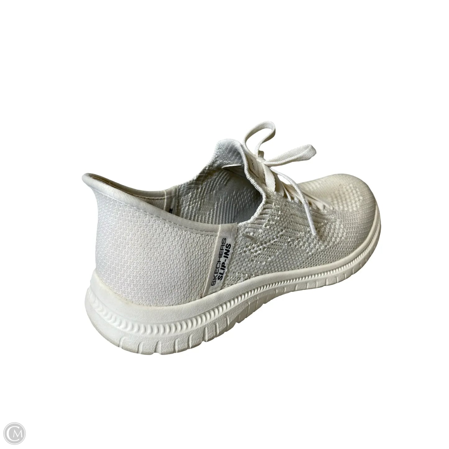 Shoes Athletic By Skechers In Cream, Size: 7