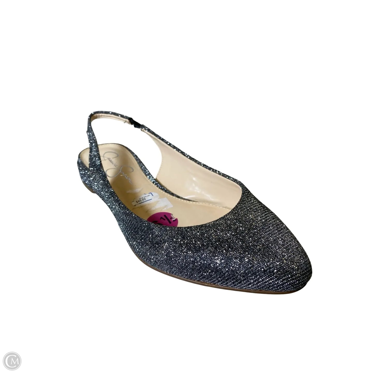Shoes Heels Block By Jessica Simpson In Silver, Size: 6.5