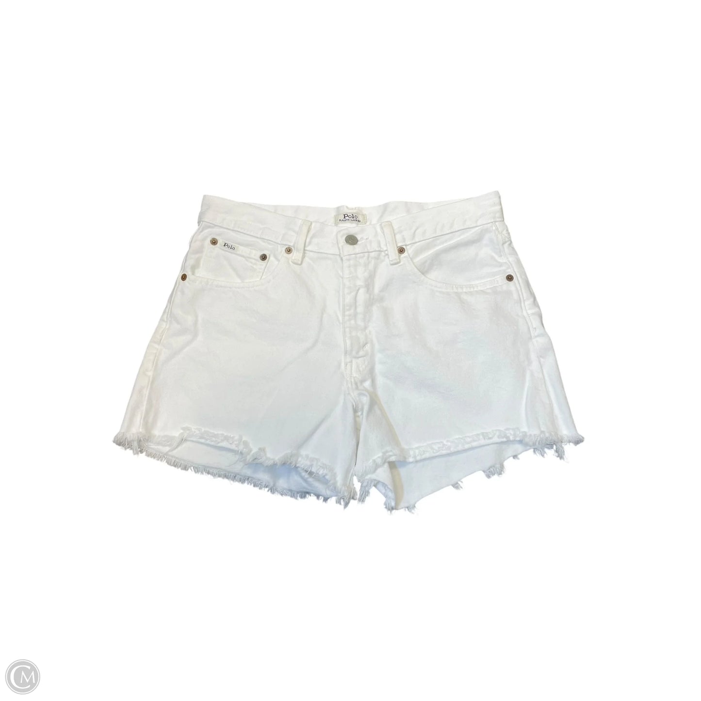 Shorts By Polo Ralph Lauren In White, Size: 6