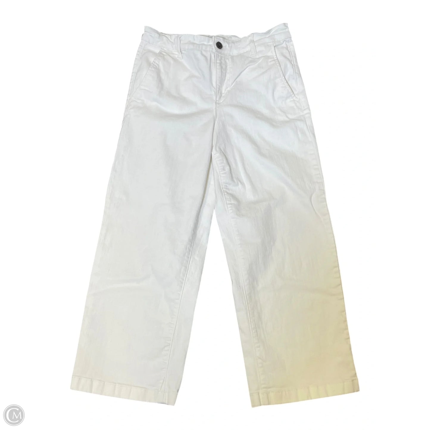 Jeans Wide Leg By Ella Moss In White, Size: 4