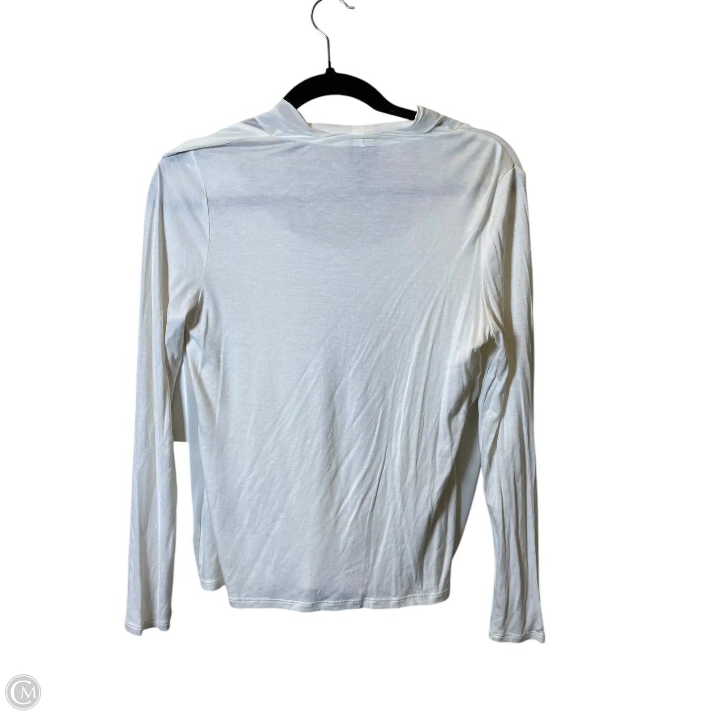 Top Long Sleeve By Worthington In White, Size: S