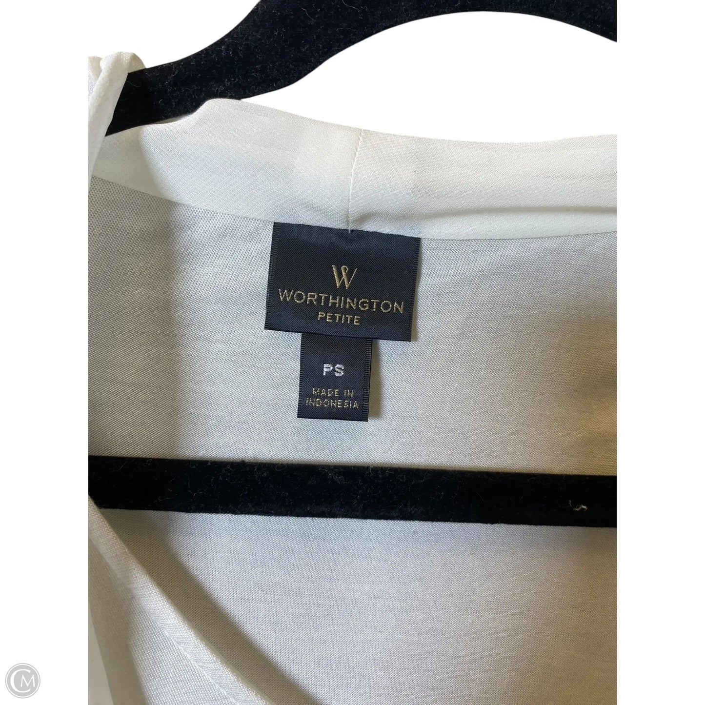 Top Long Sleeve By Worthington In White, Size: S