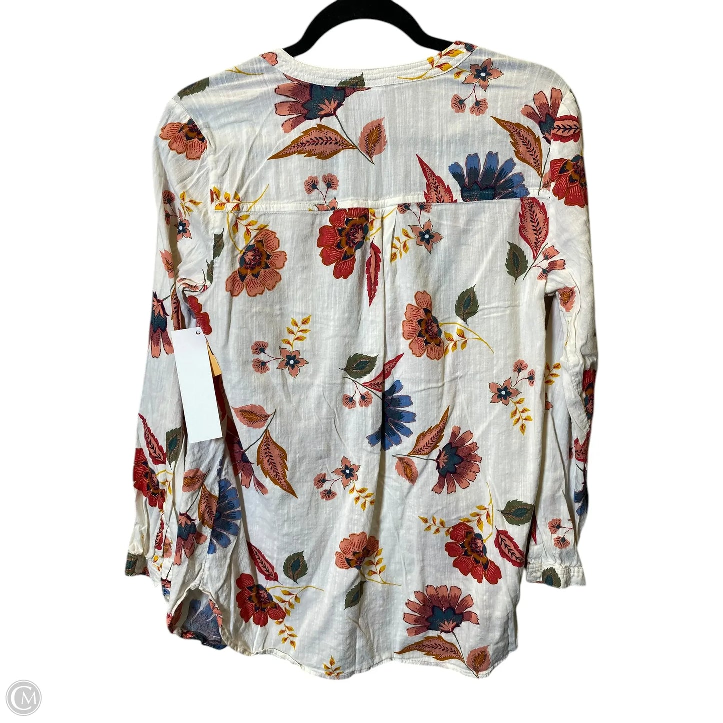 Top Long Sleeve By Old Navy In Floral Print, Size: M