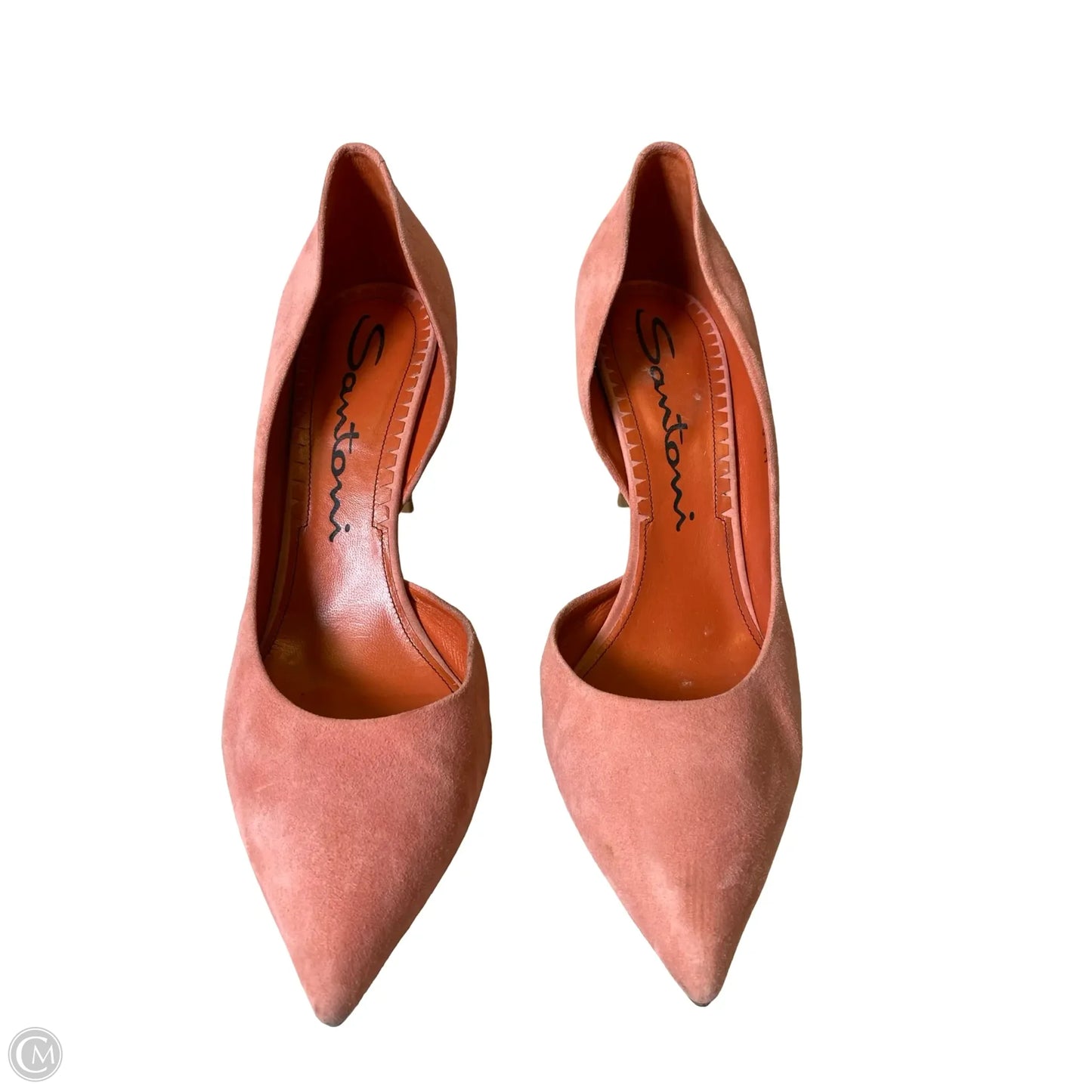 Shoes Heels Kitten By Clothes Mentor In Pink, Size: 10.5