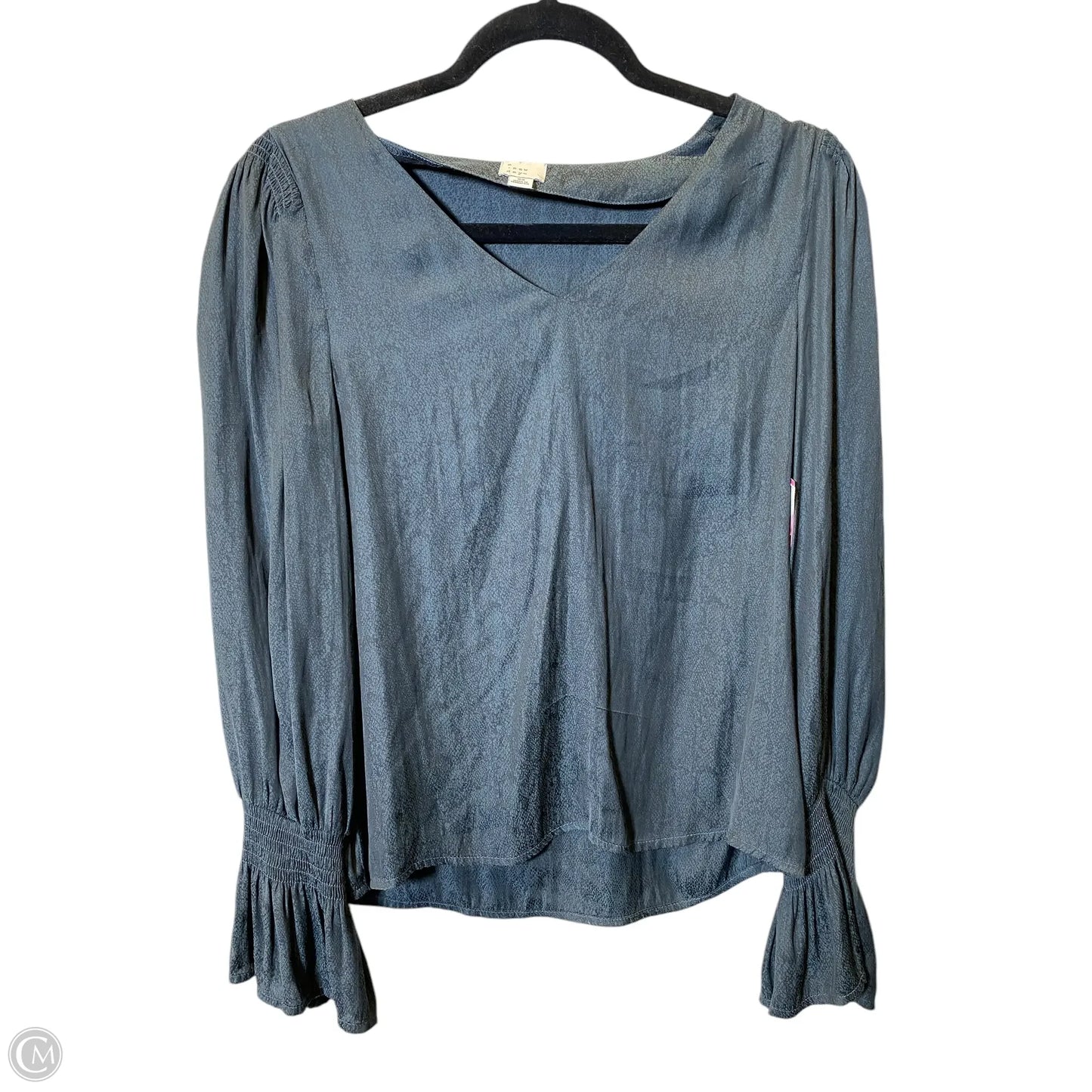 Top Long Sleeve By A New Day In Grey, Size: Xs