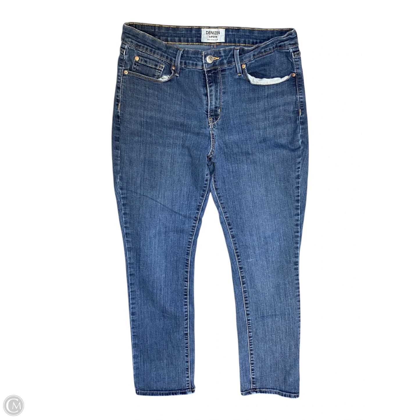 Jeans Straight By Levis In Blue, Size: 14