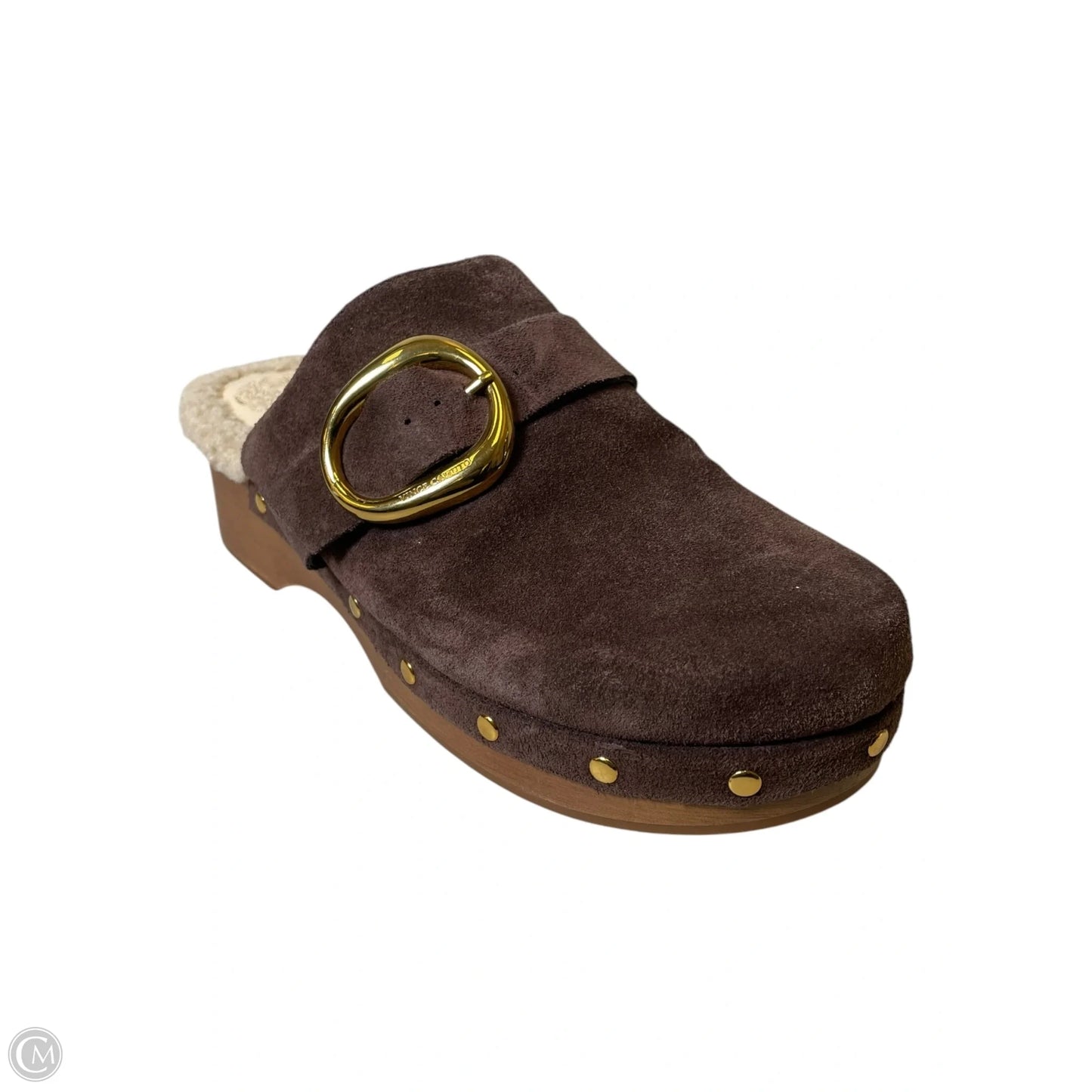 Shoes Heels Platform By Vince Camuto In Brown & Gold, Size: 8.5