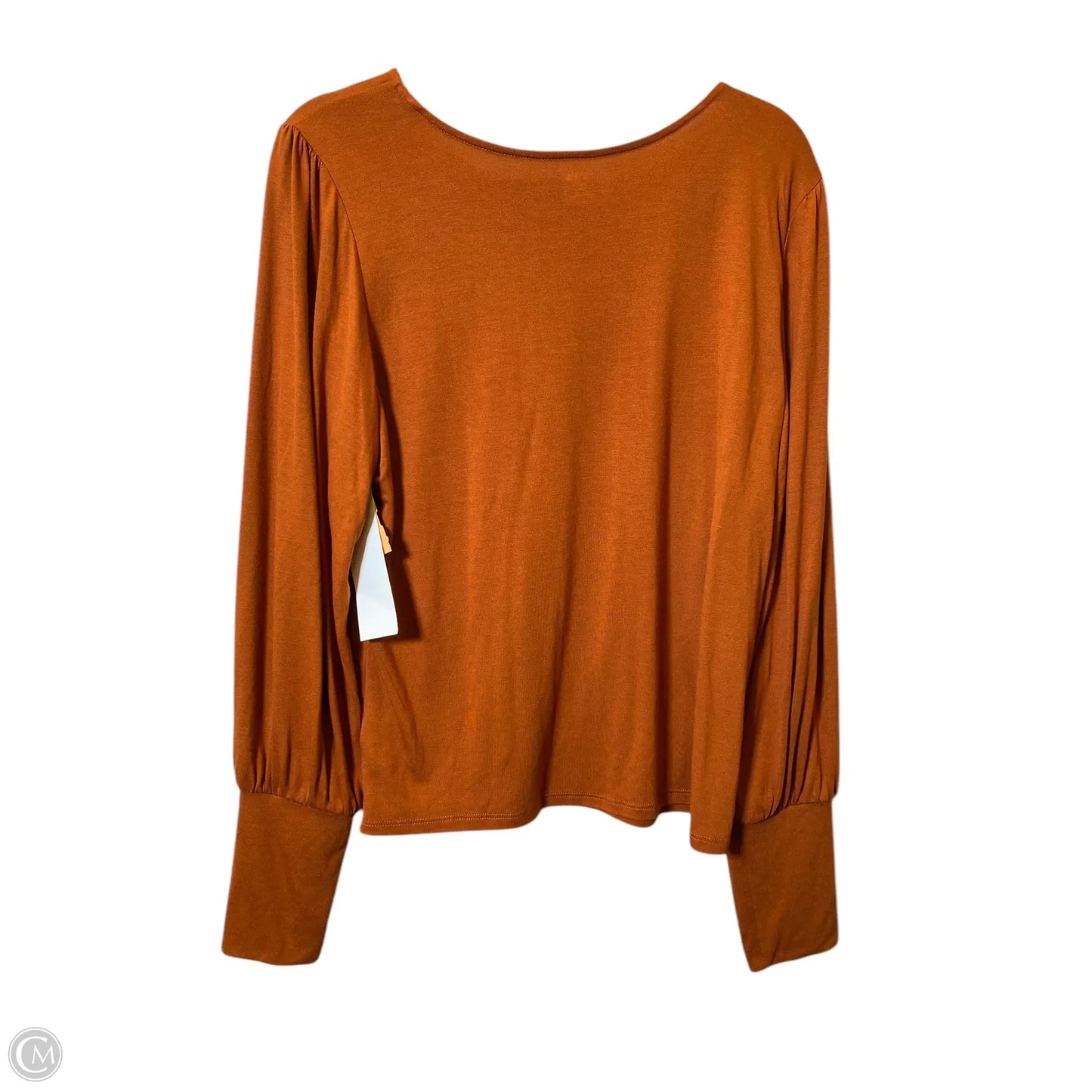 Top Long Sleeve By Ana In Orange, Size: Xxl