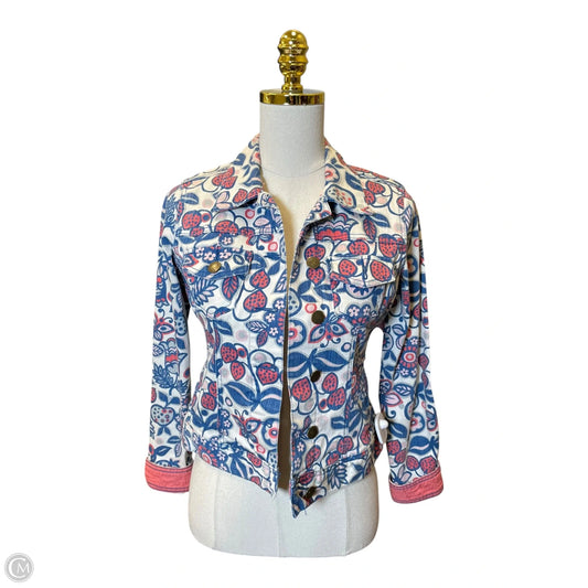Jacket Denim By Boden In Multi-colored, Size: Xs
