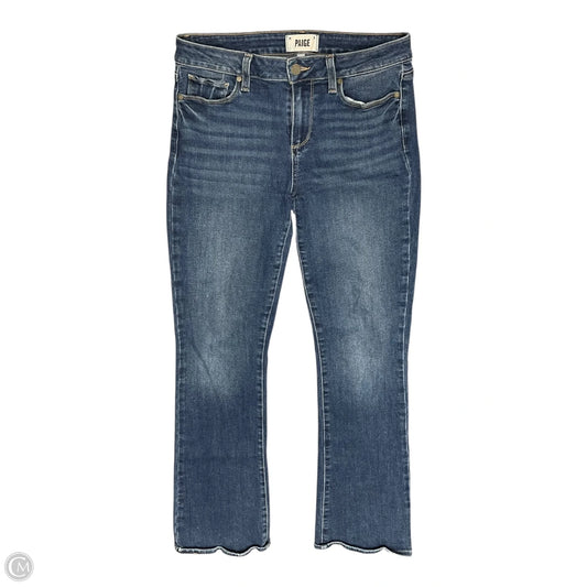 Jeans Boot Cut By Paige In Blue, Size: 8
