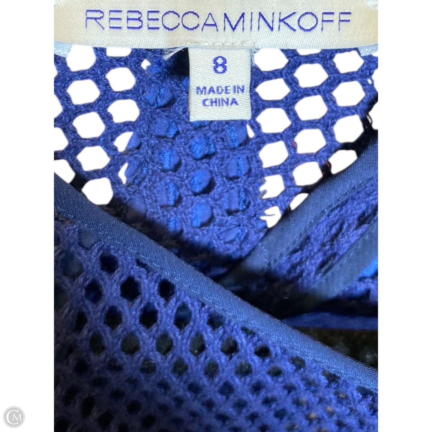 Dress Designer By Rebecca Minkoff In Blue, Size: M