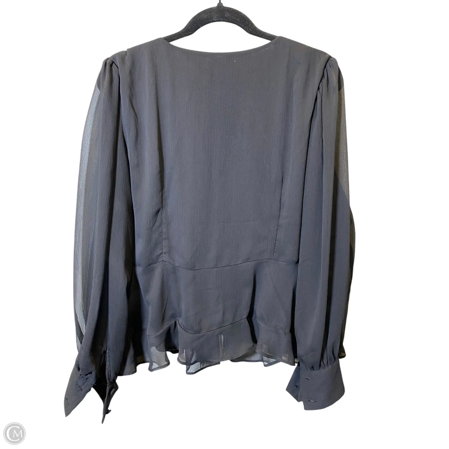 Top Long Sleeve By Nine West In Black, Size: Xl