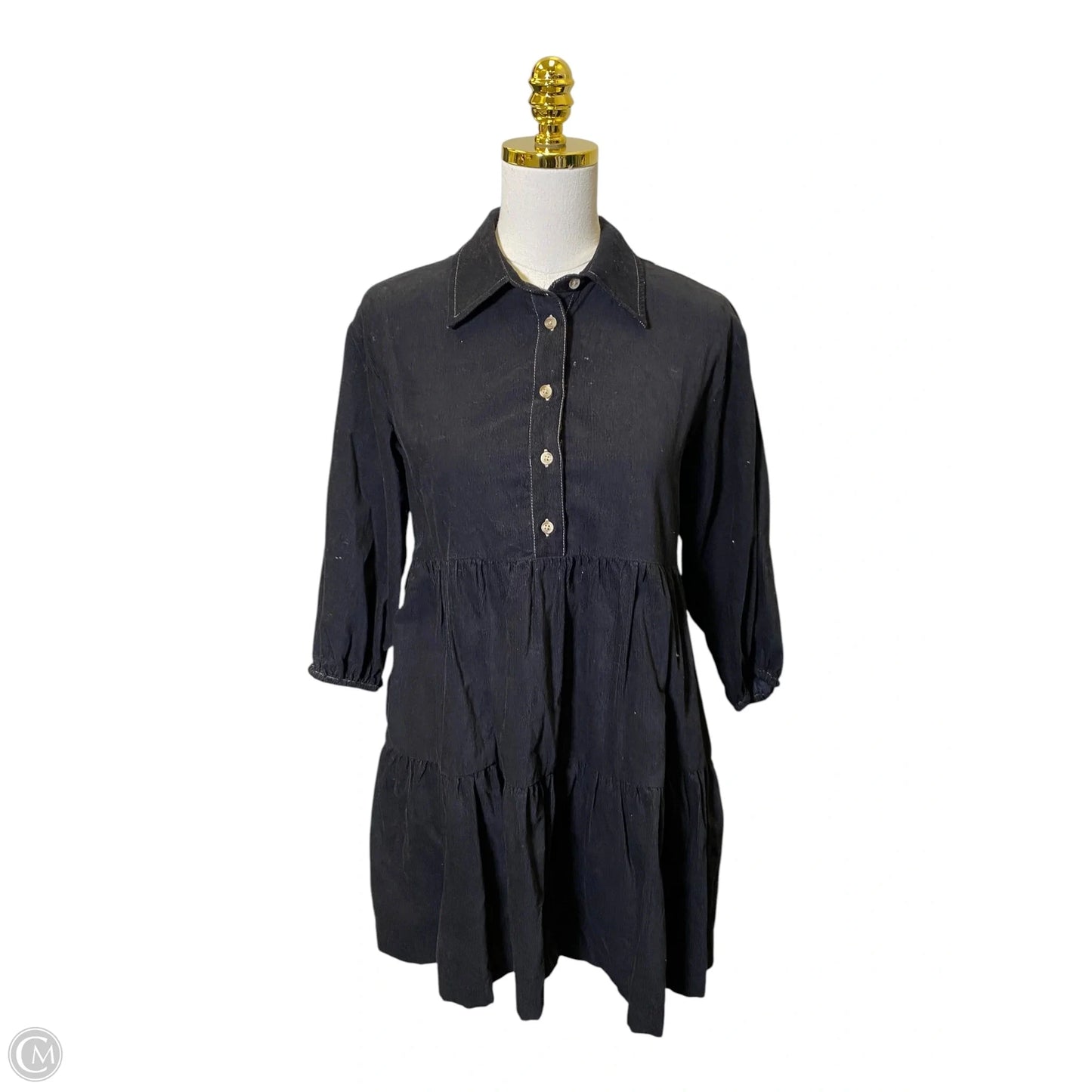 Dress Casual Midi By Maeve In Black, Size: Xs