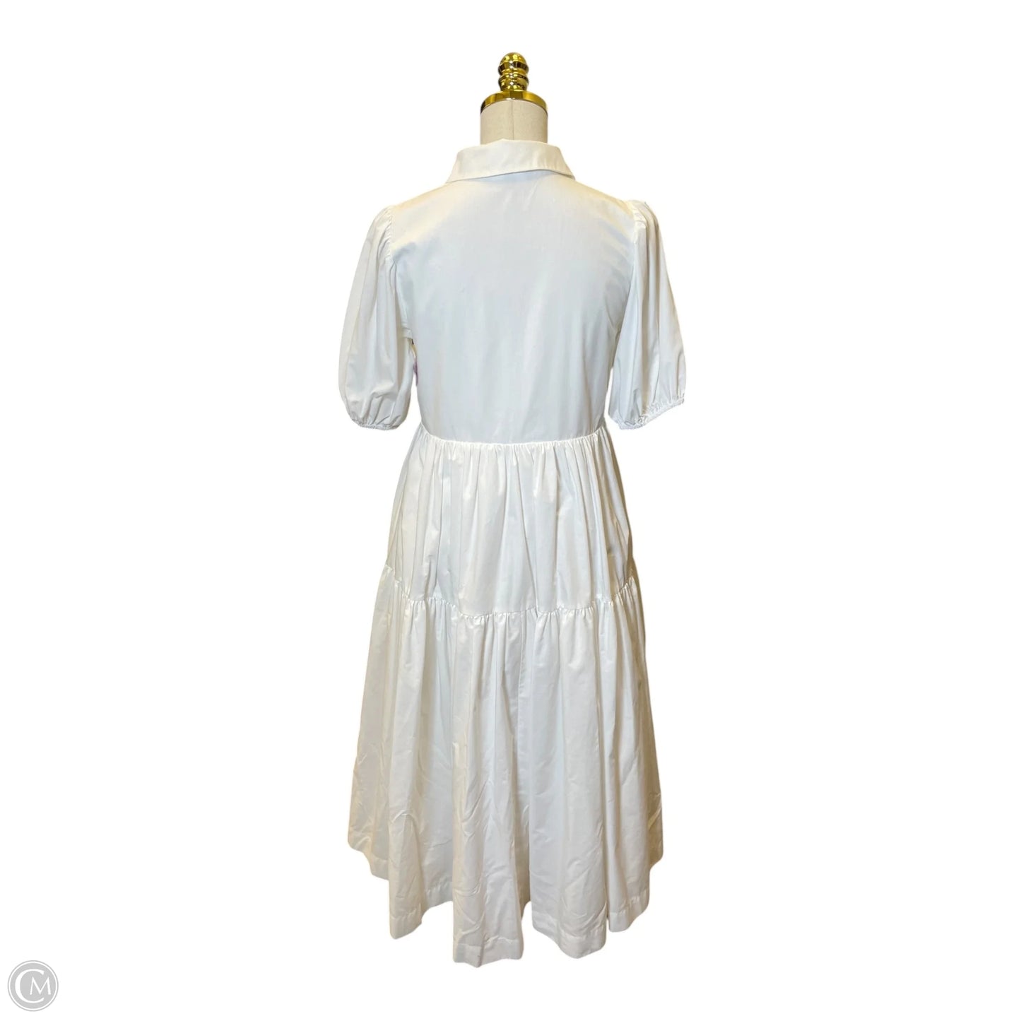 Dress Casual Maxi By En Saison In White, Size: Xs