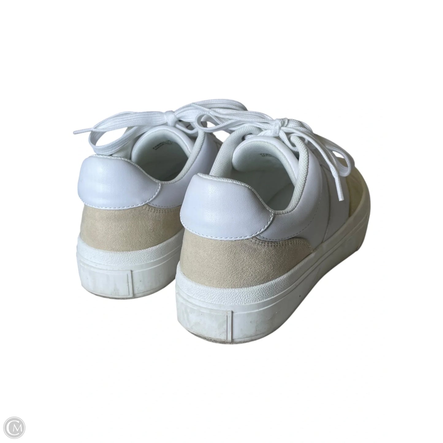 Shoes Athletic By J Slides In Cream & White, Size: 8